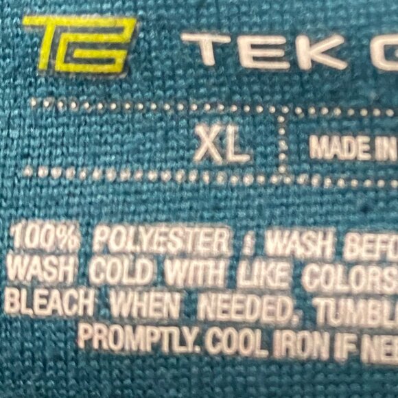 Tek Gear in Teal color, long sleeves, sweatshirt style w/front pouch, size XL - Picture 10 of 11
